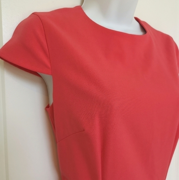 Marc New York peach coral  Sheath dress cap sleeve Size s - Picture 7 of 14